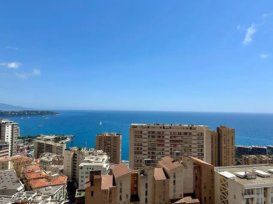 Splendide Vue Mer, Proche Centre Beausoleil Apartment